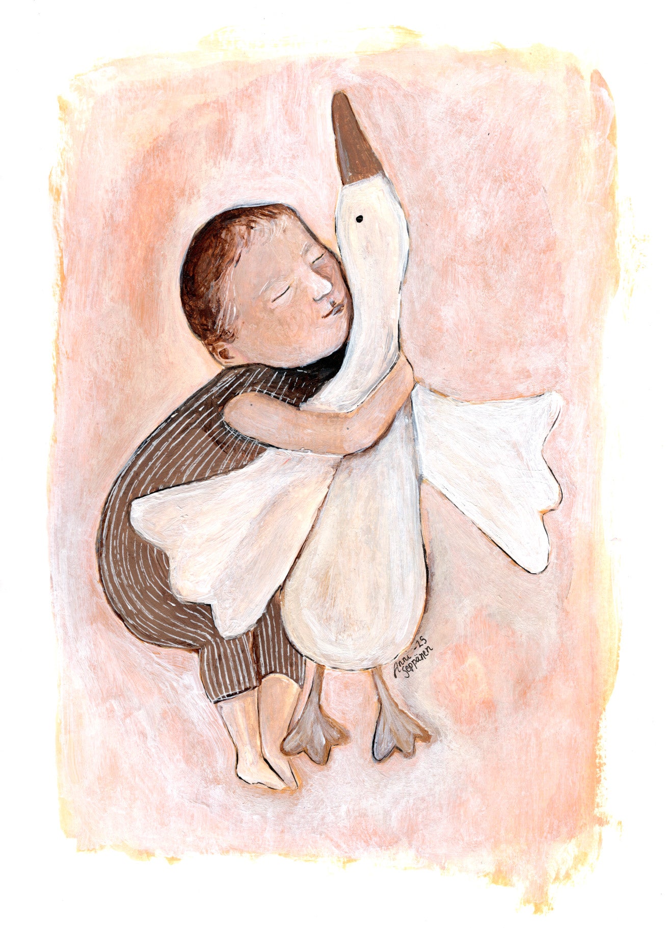 Kortti - Vauva ja ankkapehmo