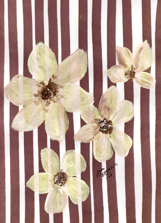 Kortti - Vaaleat kukat