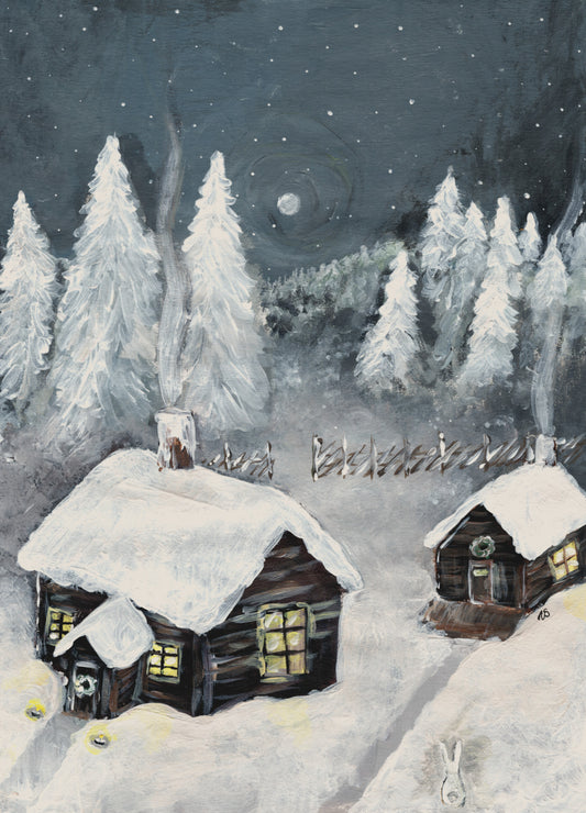 Joulukortti - Joulu-ilta