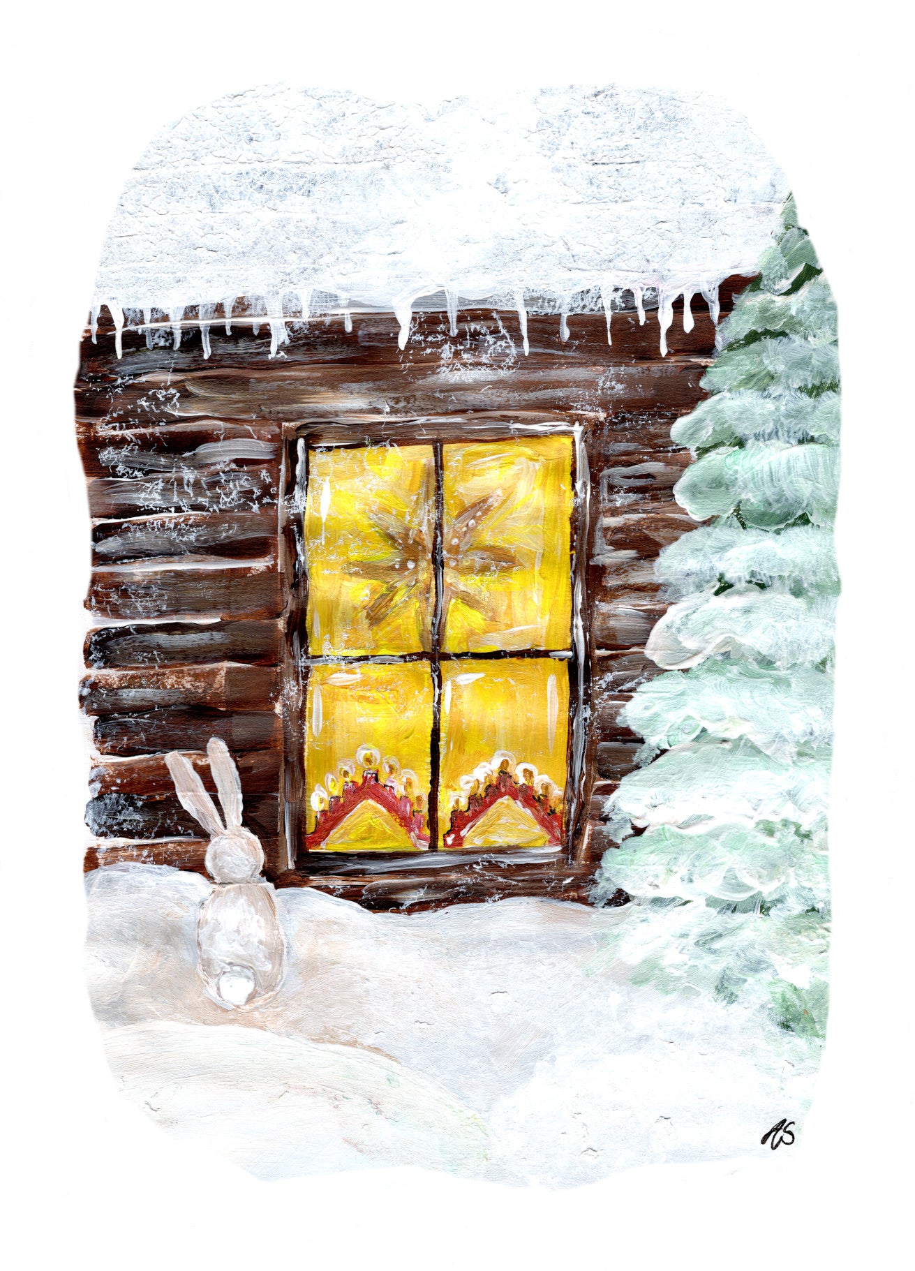 Joulukortti - Joulun lämpö