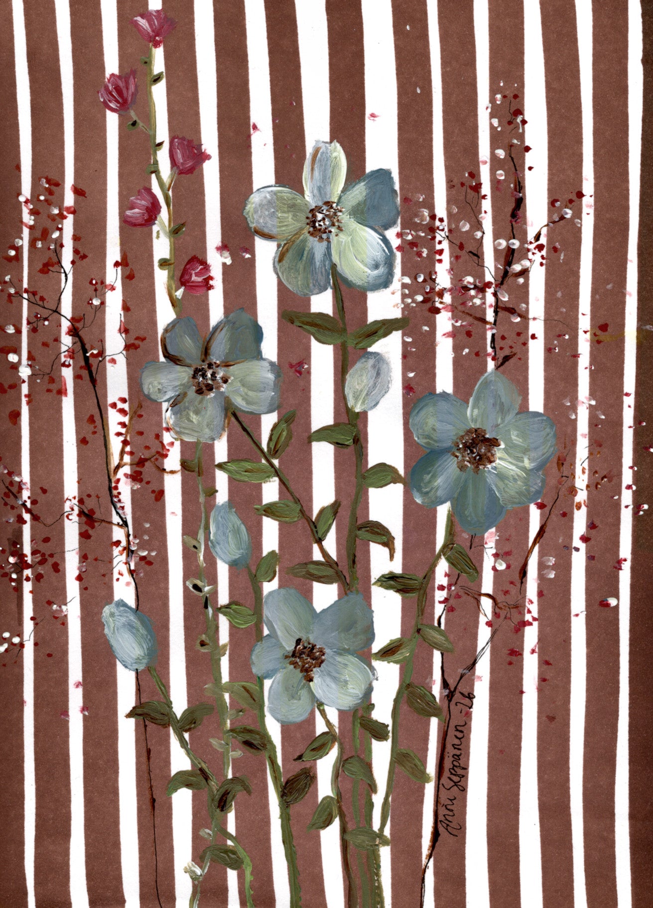 Kortti - Siniset kukat