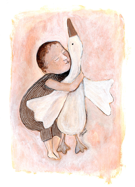 Kortti - Vauva ja ankkapehmo